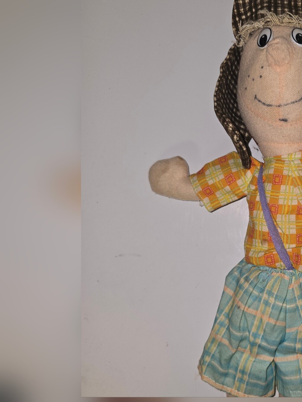 El Chavo Mexican Show Plush Doll with Brown Hat and Red Shoes - - Picture 3 of 4